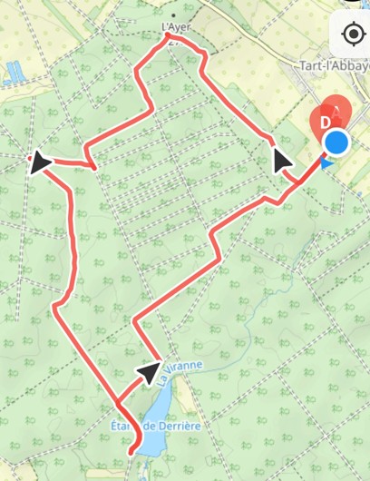 tracé du parcours