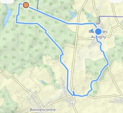 tracé du parcours