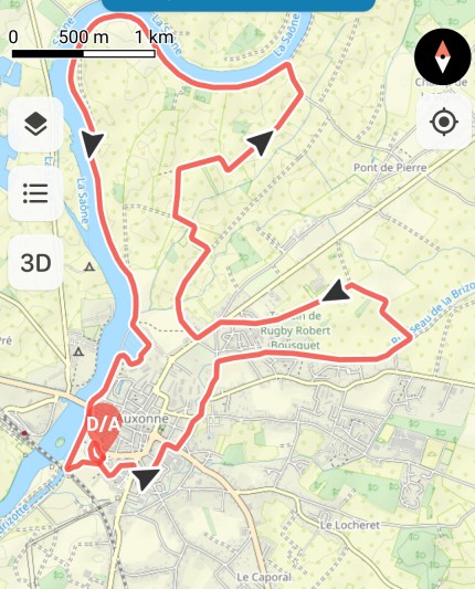 tracé du parcours